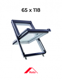 Окно мансардное пластик R45 K100L5 ROTO, 65*118 см