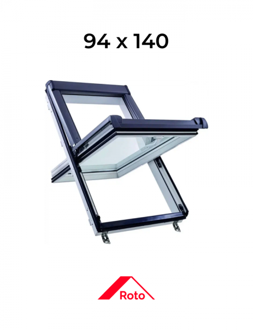 Окно мансардное пластик R45 K100L5 ROTO, 94*140 см