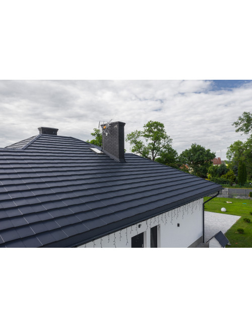 Модульная черепица AM SM SAVANNA BRATEX Черный (9005)