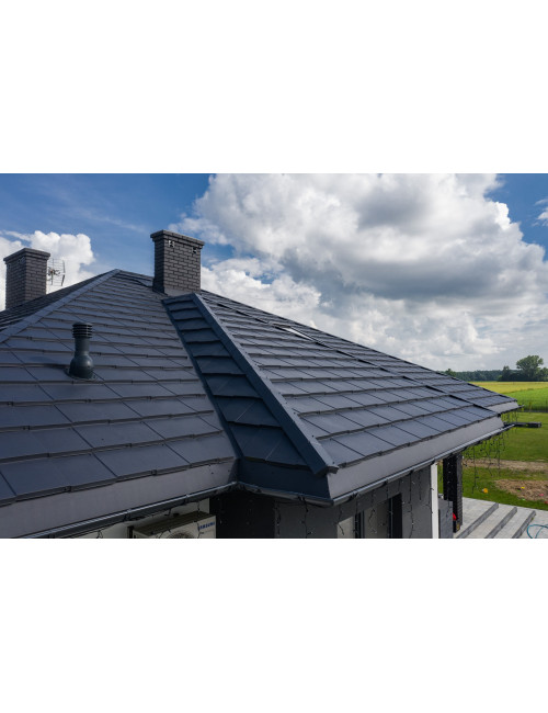 Модульная черепица AM SM SAVANNA BRATEX Черный (9005)