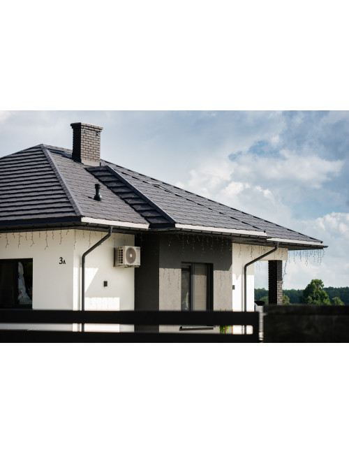 Модульная черепица AM SM SAVANNA BRATEX Черный (9005)