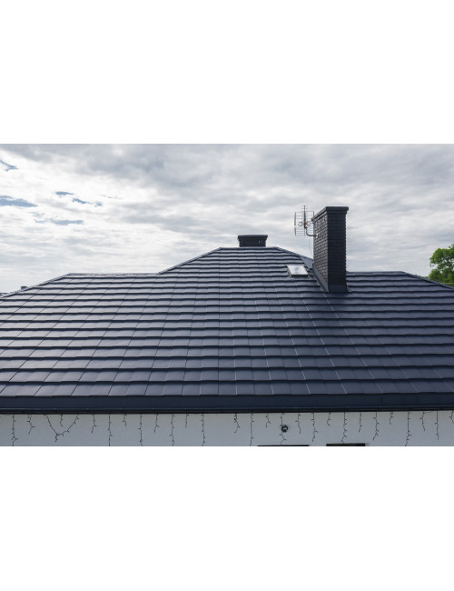 Модульная черепица AM SM SAVANNA BRATEX Черный (9005)
