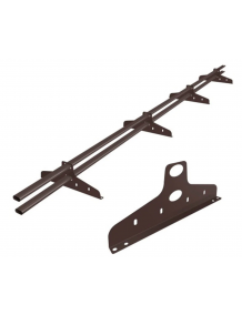 Снегозадержатель трубчатый 3м, 4 опоры BORGE