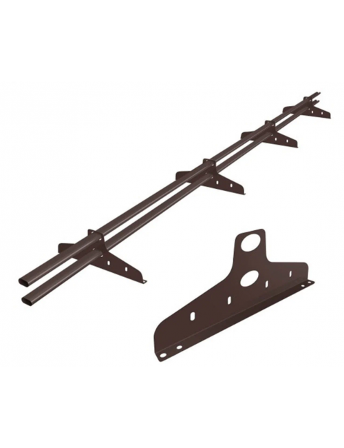 Снегозадержатель трубчатый 3м, 4 опоры BORGE