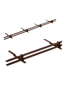 Снегозадержатель трубчатый 3м, 4 опоры, для черепичной кровли BORGE