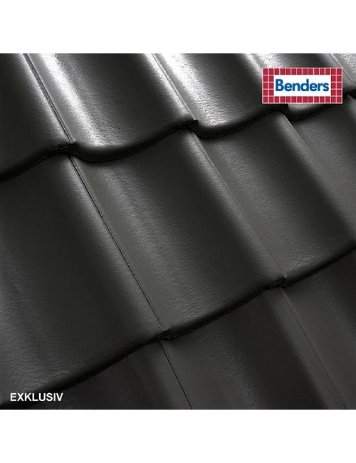 Минеральная черепица Benders Exklusiv Candor Темно-серый