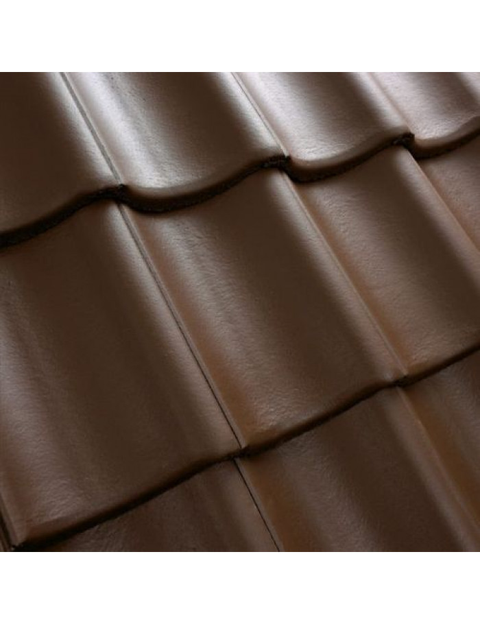 Минеральная черепица Benders Exklusiv Benderit Коричневый (RAL 8017)