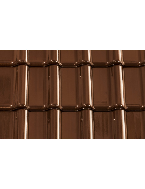 Рядовая черепица TITANIA CREATON, Коричневая глазурь