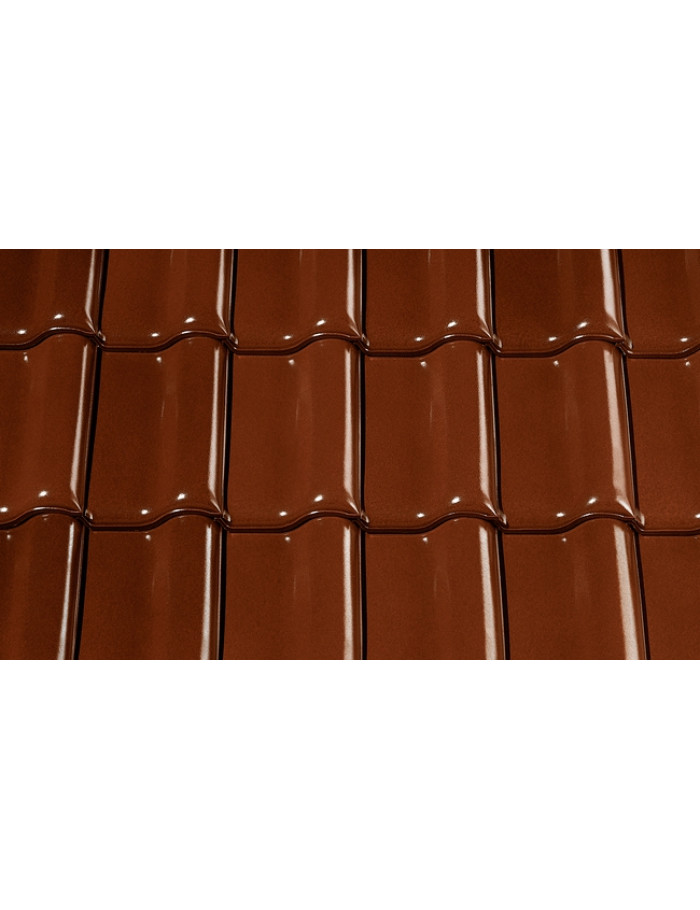 Рядовая черепица TITANIA CREATON, Каштановая глазурь