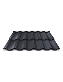 Модульная черепица 0.45 MAT FLAMENCO HORNVAL, Графит (7024)