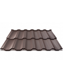 Модульная черепица 0.5 SUPER MAT FLAMENCO HORNVAL, Коричневый (8017)