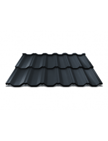 Модульная черепица 0.5 SUPER MAT FLAMENCO HORNVAL, Серый (7016)