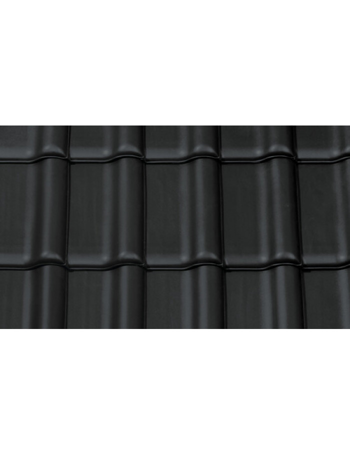 Рядовая черепица TITANIA CREATON, Черный матовый ангоб