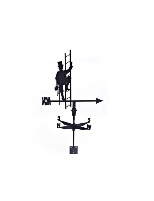 Флюгер "Трубочист" 600*645 мм BORGE