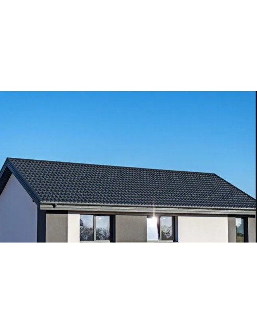 Модульная черепица 0.45 MAT FLAMENCO HORNVAL, Графит (7024)