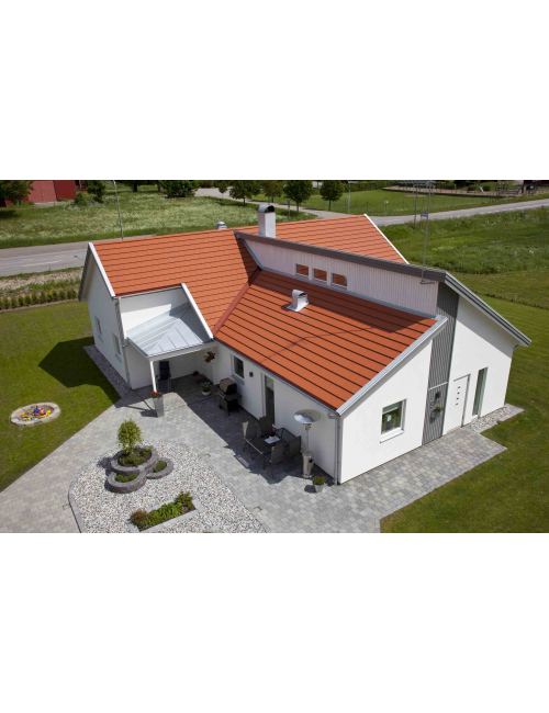 Минеральная черепица Benders Carisma Benderit Кирпично-Красный