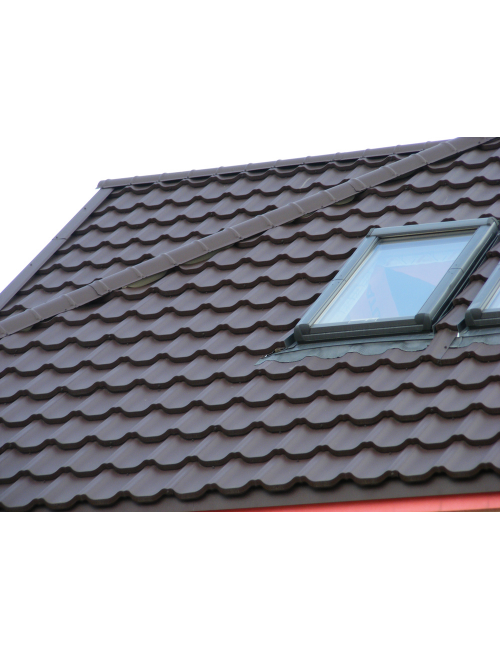 Модульная черепица (МАТОВЫЙ) MODERNO РM HANBUD, Черный (9005)