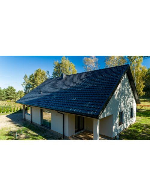 Модульная черепица (МАТОВЫЙ) RETTO РM HANBUD, Кирпичный (8004)