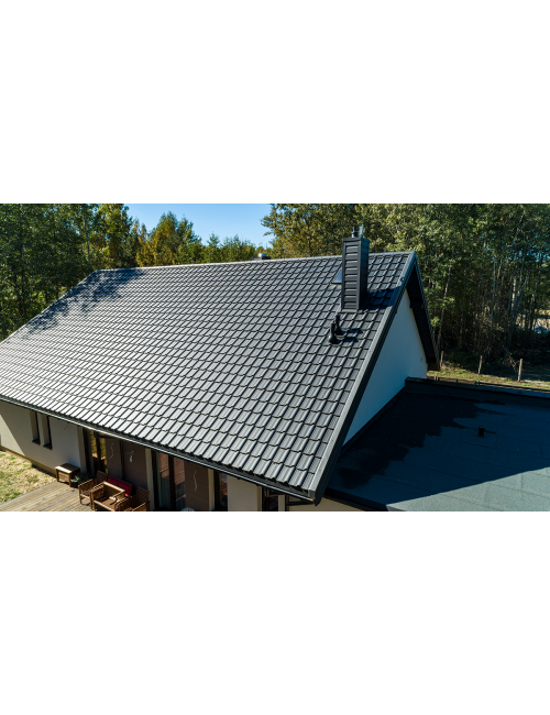 Модульная черепица (МАТОВЫЙ) RETTO РM HANBUD, Кирпичный (8004)