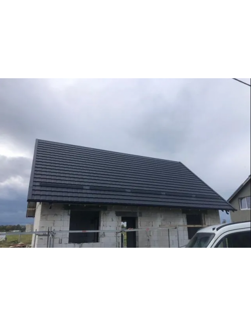 Модульная черепица 0.5 SUPER MAT SOLO HORNVAL, Серый (7016) M5