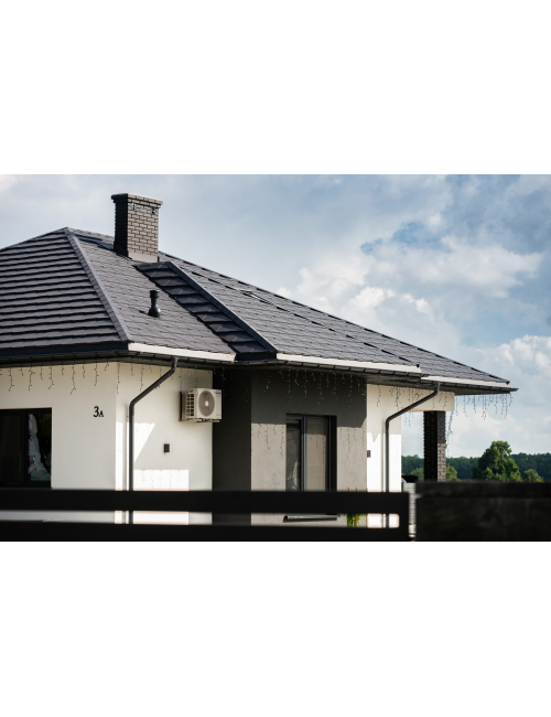 Модульная черепица AM SM SAVANNA BRATEX Серый (7016)