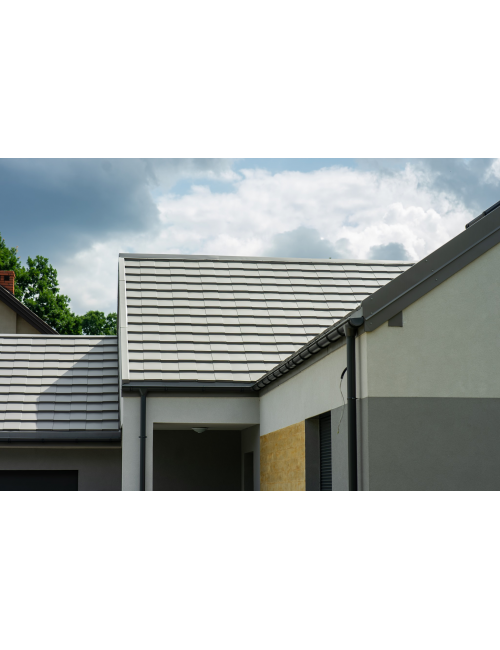 Модульная черепица AM SM SAVANNA BRATEX Серый (7016)