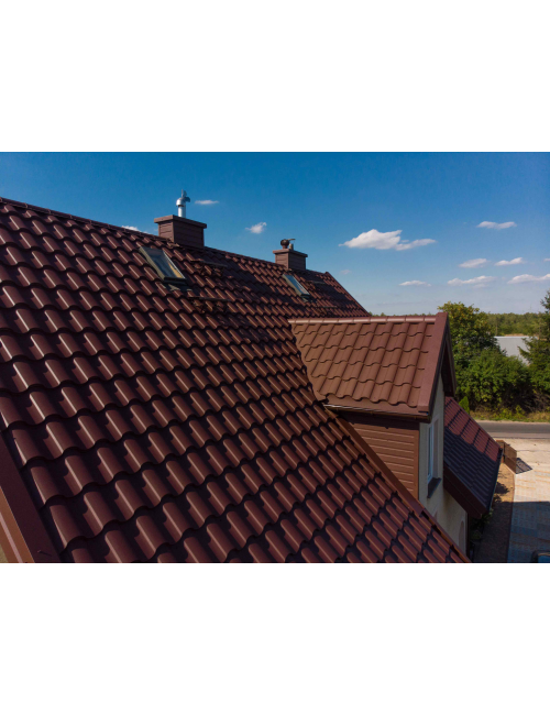 Модульная черепица SG AM CENTRO BRATEX Кирпичный (8004)