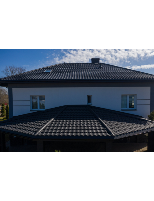 Модульная черепица SM SCANDINAVIA BRATEX Коричневый (8017)