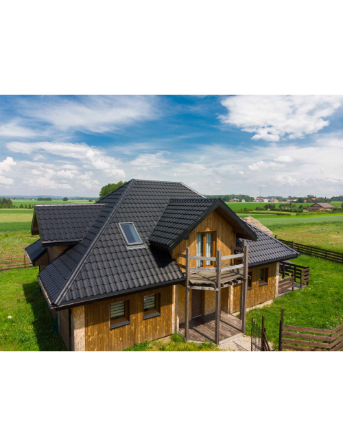 Модульная черепица SM SCANDINAVIA BRATEX Коричневый (8017)