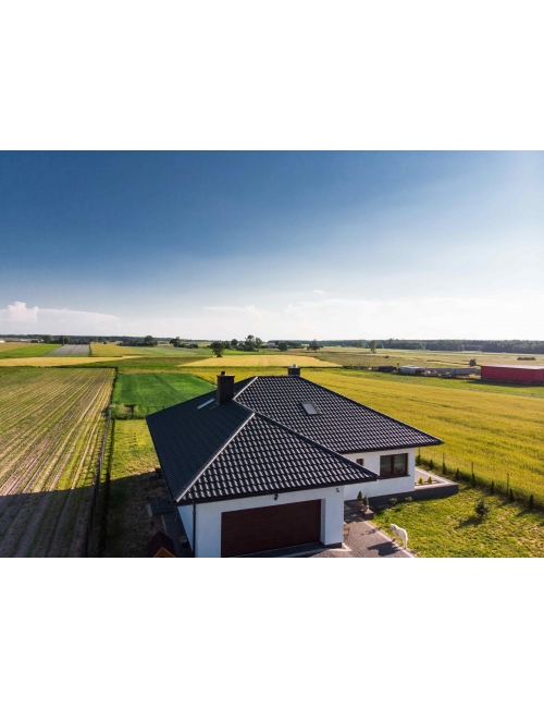 Модульная черепица SM SCANDINAVIA BRATEX Коричневый (8017)