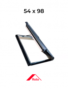 Люк кровельный дерево R35 H1DL ROTO, 54*98 см