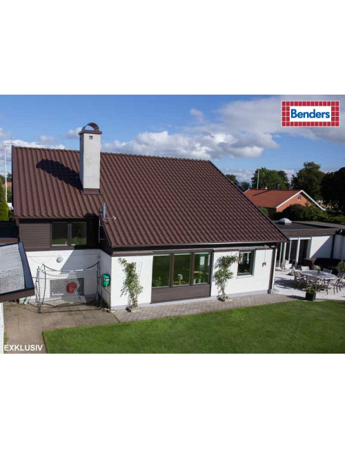 Минеральная черепица Benders Exklusiv Benderit Темно-серый