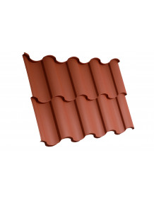 Модульная черепица SM AM CENTRO BRATEX Кирпичный (8004)