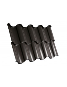 Модульная черепица SG AM CENTRO BRATEX Тёмно-коричневый (8019)