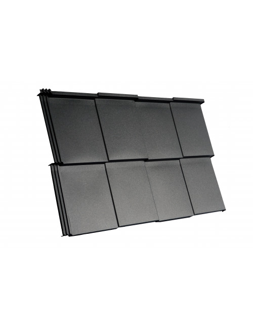 Модульная черепица AM SM SAVANNA BRATEX Серый (7016)