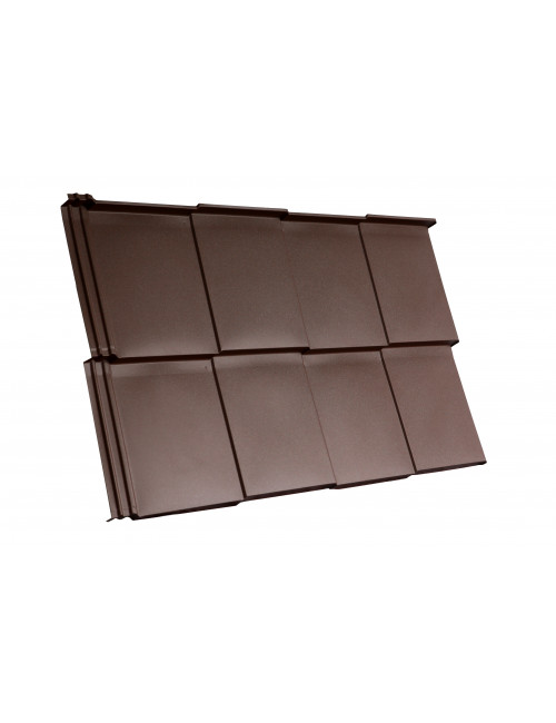 Модульная черепица AM SM SAVANNA BRATEX Коричневый (8017)