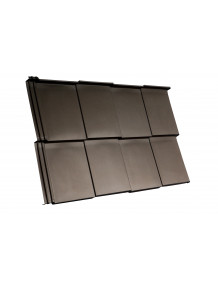 Модульная черепица AM SM SAVANNA BRATEX Тёмно-коричневый (8019)