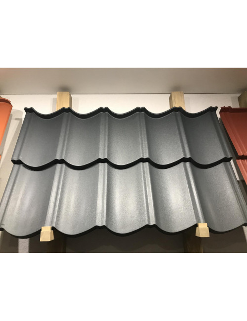 Модульная черепица SM SCANDINAVIA BRATEX Серый (7016)