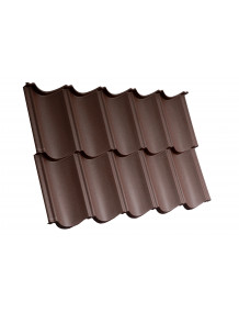 Модульная черепица SM SCANDINAVIA BRATEX Коричневый (8017)