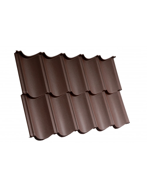 Модульная черепица SM SCANDINAVIA BRATEX Коричневый (8017)