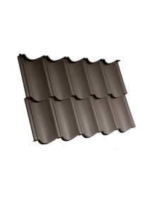 Модульная черепица SM SCANDINAVIA BRATEX Тёмно-коричневый (8019)