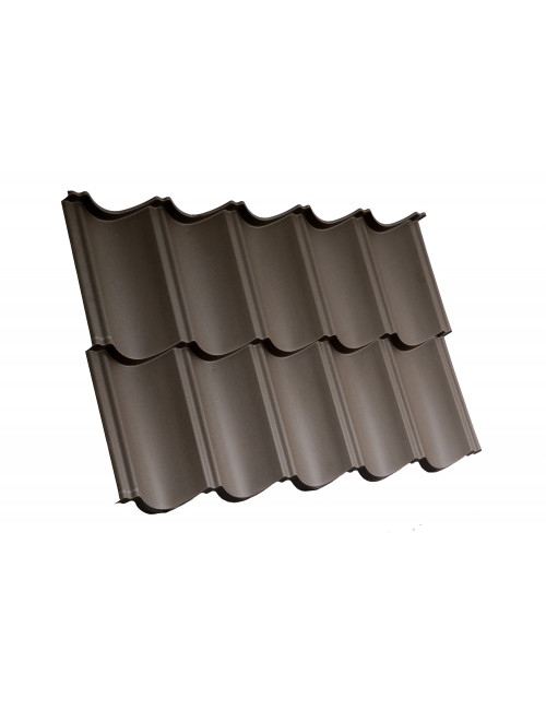 Модульная черепица SM SCANDINAVIA BRATEX Тёмно-коричневый (8019)