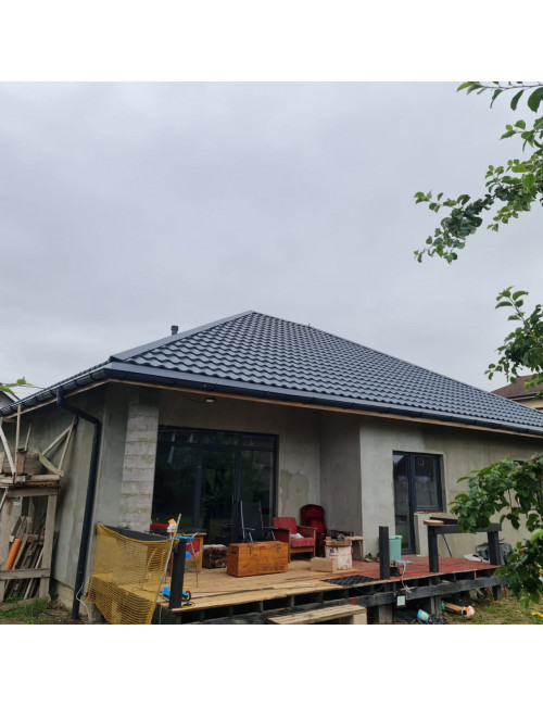 Модульная черепица SM SCANDINAVIA BRATEX Черный (9005)