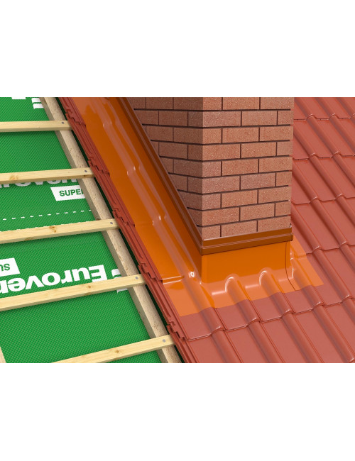 Лента для дымохода Eurovent® FLEX EPDM Q Кирпичный (8004)