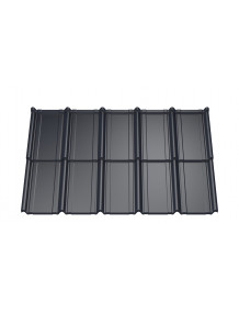 Модульная черепица (МАТОВЫЙ) CLARO HANBUD серый графит (7016)