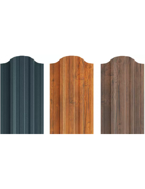 Металлический штакетник PS BASIC HANBUD Emka rail